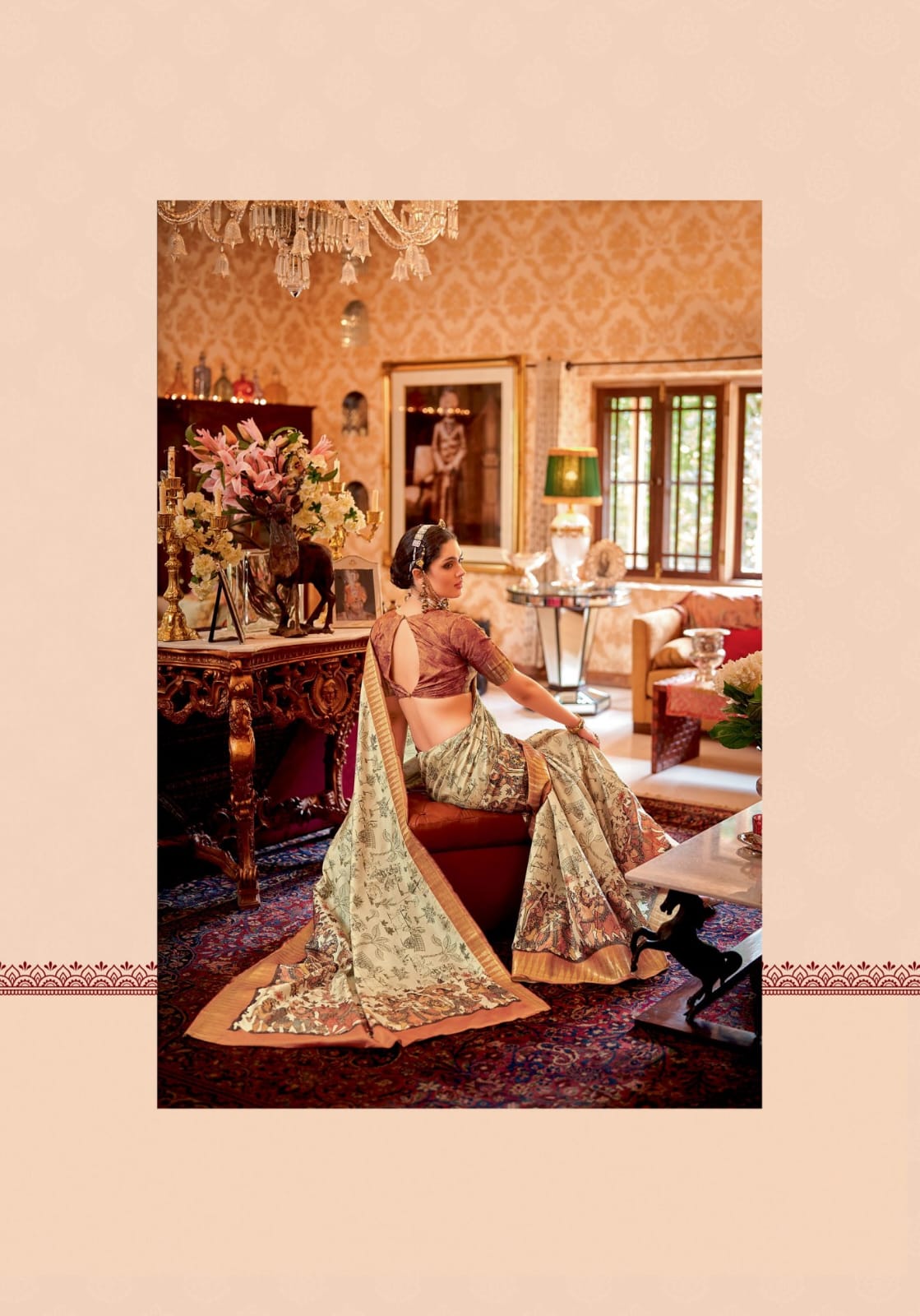 Morpankh By Apple Manipuri Temple Patta Designer Sarees Wholesale Price In Surat